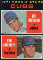 1971 Topps Baseball Cards      121     Jim Dunegan/Roe Skidmore RC